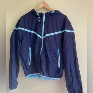 Blue Windbreaker